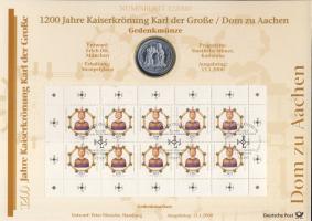 Németország 2000. 10M Ag "EXPO 2000 - Hannover" + 10M Ag "Nagy Károly" nagyalakú...