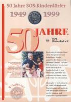 Németország 1999. 10M Ag "SOS-Gyermekfalvak" + 10M Ag "Goethe" nagyalakú emlékív...