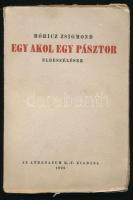 Móricz Zsigmond: Egy akol egy pásztor. Elbeszélések. Bp., 1923, Athenaeum, 191+1 p. Első kiadás. Kiadói papírkötés, kissé szakadt borítóval.