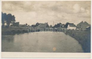 Arad, látkép, Maros-part / general view, Mures riverside. Kossakné és Schwarz photo (fl)