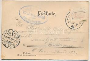 1902 Königsee, Blick vom Malerrwinkel / lake, boat. Emb. (Rb)