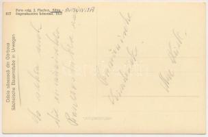 Szászorbó, Urwegen, Garbova Saseasca; Odaie saseasca / Sächsische Bauernstube / Szász parasztház bel...