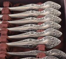 Hat személyes evőeszköz készlet díszdobozban új állapotban