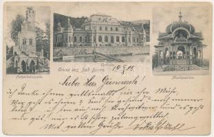 1905 Vatra Dornei, Dornavátra, Bad Dorna-Watra (Bukovina, Bucovina, Bukowina); Falkenhainquelle, Curhaus, Musikpavillon. Verlag J. Rosner / spa, spring source, music pavilion (EK)