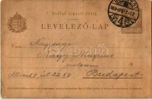 1909 Kézzel rajzolt művészlap / Hand-drawn art postcard (EM)