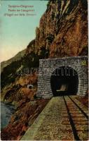 1913 Sarajevo, Ostgrenze, Partie im Limgebiet (Flügel zur türk. Grenze), Tunels 76, 77 / railway tunnel