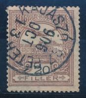 1906 Turul 20f d számvízjelállás (30.000)