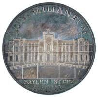 Németország DN "Bajor Parlament / Maximilianeum" jelzett Ag emlékérem eredeti dísztokban (...