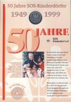 Németország 1999. 10M Ag "SOS-Gyermekfalvak" + 10M Ag "Goethe - Weimar" nagyalak...