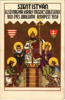 1938 Budapest XXXIV. Nemzetközi Eucharisztikus Kongresszus. Készüljünk a Magyar Kettős Szentévre! Szent István első magyar király megdicsőülésének 900 éves jubileuma / 34th International Eucharistic Congress