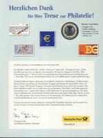 Németország 2003. 1€ német postai ajndéklapon 55c bélyeggel T:1