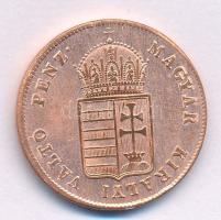 1848. 1kr Cu T:AU 
Adamo B1