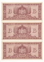 1946. 100.000BP (3x) T:XF Adamo P36