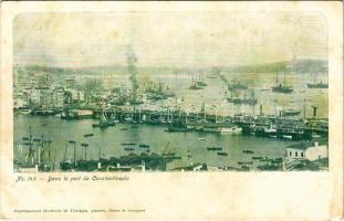 Constantinople, Istanbul; Dans le port de Constantinople / port (fl)