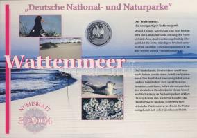 Németország 2004. 10€ Ag "Wattenmeer Nemzeti Park" + 10€ Ag "EU-b...