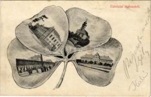 Hatvan, Polgári iskola, Római katolikus templom, vasútállomás, Grassalkovich kastély. Art Nouveau (fl)