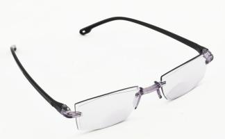 +3 dioptriás, bifokális szemüveg