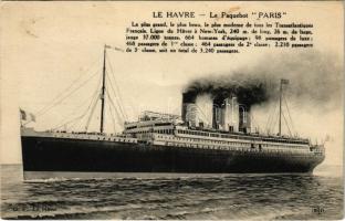 Le Havre, Le Paquebot &quot;Paris&quot; / SS Paris, French ocean liner