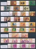 2018-2019 50 db klf Magyar Posta reklámcélú szelvényes bélyeg katalogizálva A/4 berakólap mindkét oldalán (75.000+)
