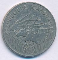 Gabon 1972. 100Fr Ni T:VF,F Gabon 1972. 100 Francs Ni C:VF,F Krause KM#12