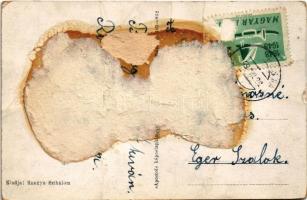 1949 Szihalom, Községháza, Templom, Napközi otthon, Hangya szövetkezet üzlete és saját kiadása (fa)