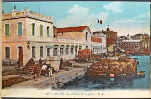 Algir 20 színes képeslapot tartalmazó régi képeslapfüzet