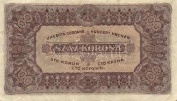 1923. 100K nyomdahely jelöléssel T:II/III+