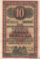 Sopronnyék/hadifogolytábor 1916. 10f T:II- jobb oldali berepedés