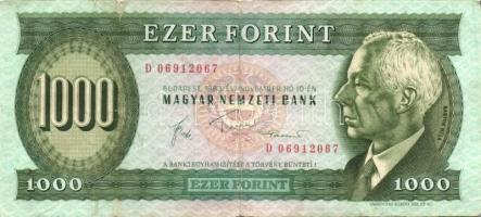 1983. november 10. 1000Ft "D" T:III+