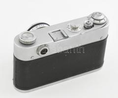 Fed-3 fényképezőgép, Fed 2,8 objektívvel, bőr tokban