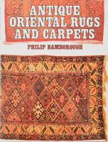 Philip Bamborough: Antique Oriental Rugs and Carpets (Antik keleti szőnyegek). London, 1983, Blandford Press, kiadói egészvászon kötés, papír védőborítóval, angol nyelven. Szakmai kiadvány, mely tételesen bemutatja a keleti szőnyegek fajtáit, kifejtve azok jellemzőit, segítve felismerésüket. Színes képekkel gazdagon illusztrált.