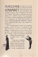 Magyar kabaret. Összeállította és bevezette Hervay Frigyes. Geiger Richárd festőművész eredeti rajza...