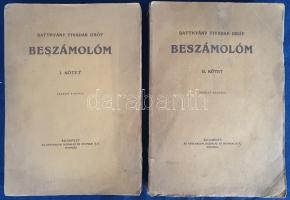 Batthyány Tivadar:
Beszámolóm. I-II. kötet. [Teljes, két kötetben.]
Budapest, [1928]. Szerző - Ath...