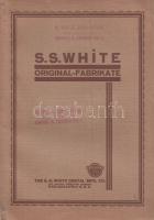 S. S. White Dental Katalog zahnärtzlicher Bedarfsgegenstände 1927.
Philadelphia, USA, 1927. The S. ...