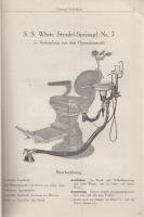 S. S. White Dental Katalog zahnärtzlicher Bedarfsgegenstände 1927.
Philadelphia, USA, 1927. The S. ...