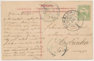 1907 Királyhida, Bruckújfalu Tábor, Brucker Lager, Bruckneudorf; Hölzerne Officiers-Baracke / Fából ...