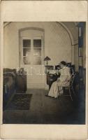 1917 Graz (Steiermark), monastery, cell, interior. photo (EB)