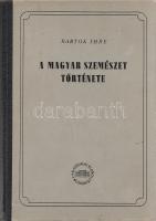 Bartók Imre: A magyar szemészet története. Budapest, 1954. Akadémiai Kiadó (ny.) 212 p. Egyetlen kiadás. Bartók Imre tudománytörténeti kismonográfiáját oldalszámozáson belül gazdag szövegközti képanyag kíséri. Az olvasmányos stílusban megírt tanulmányok egy fejezetében a szerző egy alkalommal jelentős engedményt tesz a korszellemnek (A modern magyar szemészet kialakulása - A haladás és reakció küzdelme a modern szemészet meghonosítása terén), a könyv szerkesztője meglepő módon az előszóban mégis erősen elmarasztalja a szerzőt, mivel a szemészeti tudománytörténet előadása közben az egyes alkotók tevékenységének haladó vonásait nem hangsúlyozza eléggé, sőt bűnös módon úgynevezett objektív előadásmódra tör, ami - úgy tűnik - 1954-ben a szerkesztők számára üldözendő eljárásmód. Az első előzéken régi tulajdonosi bejegyzés, a címoldalon, az előzékeken régi tulajdonosi bélyegzések. Aranyozott gerincű kiadói félvászon kötésben. Jó példány.