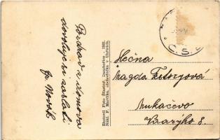 Uhrice, Hasicské skladisté, Obchod Fr. Marcíka, Skola / firefighter warehouse, shop, school (fl)