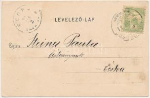 Rajecfürdő, Rajecké Teplice; Vasforrás. Jassniger W. P. és Fia kiadása / Eisenquelle / spa, spring s...