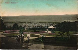 1909 Szliács, Sliac; kilátás. Kerekes Miklós kiadása / general view (EK)