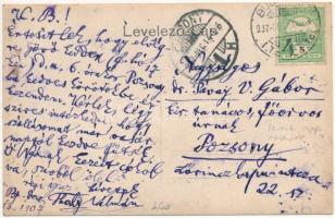 1907 Gyöngyös, Vak Bottyán János sírhelyének emléktáblája a templomban, melyet Thaly Kálmán avatott ...