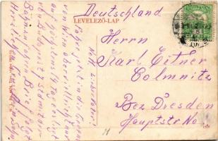 Galánta, Fő utca, üzletek, lovaskocsi. W.L. Bp. 4474. 1911-13. / main street, shops, horse-drawn car...