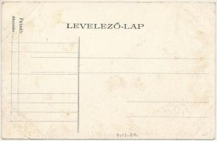 Pozsony, Pressburg, Bratislava; Duna utca, Haller János vendéglője, üzletek. Neffe J. kiadása / Dona...