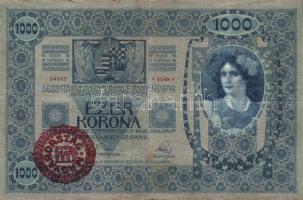 1902.1000K "Magyarország" piros körbélyegzővel T:III