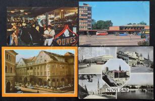 Kb. 200 db MODERN külföldi város képeslap / Cca. 200 modern European town-view postcards