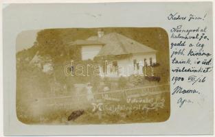 1900 Mihályfalva, Michelsdorf, Boarta; villa. photo (vágott / cut)