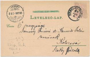 1899 (Vorläufer) Sepsiszentgyörgy, Sfantu Gheorghe; Fiú árvaház, Szabadság tér, piac, Székely Mikó k...