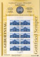 Németország 2003. 10€ Ag "Ruhr-vidék iparterület" + 10€ Ag "Gottf...