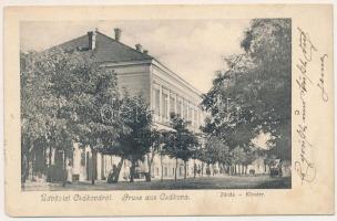 1903 Csák, Csákova, Ciacova; Zárda / Kloster / cloister (EM)